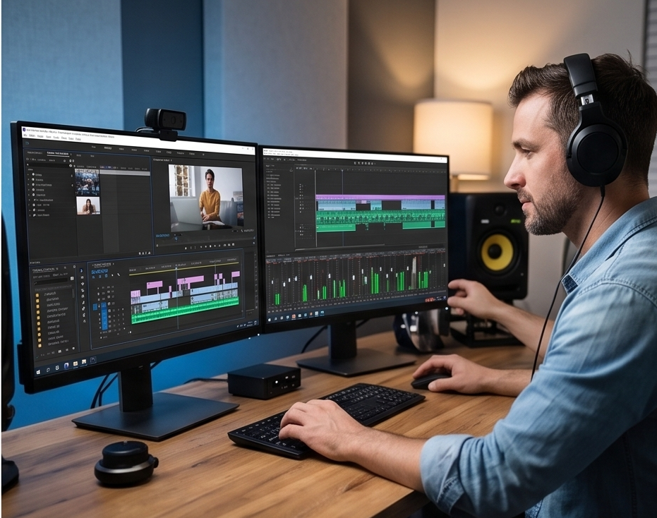professional video editing services reel sample”